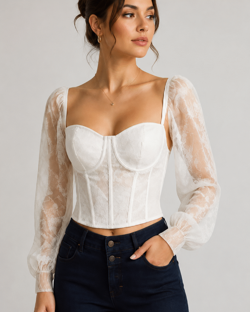 Blusa Ana Camisera con Amarre y Manga 3/4 - Estilo Casual Chic para Primavera y Verano
