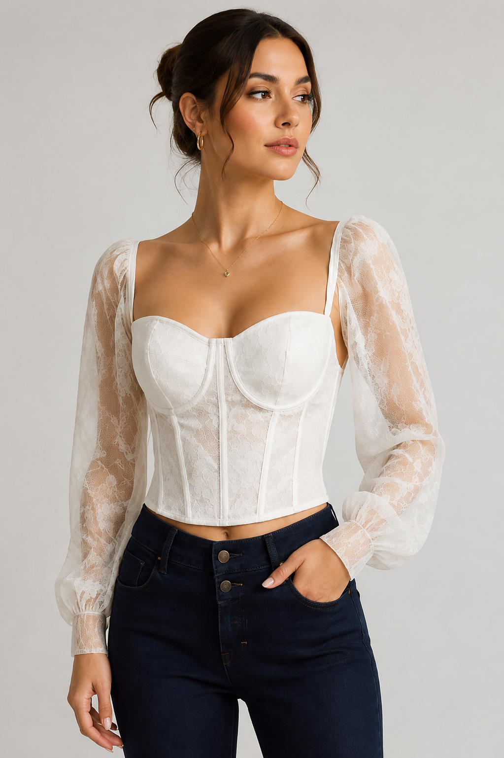 Blusa Ana Camisera con Amarre y Manga 3/4 - Estilo Casual Chic para Primavera y Verano