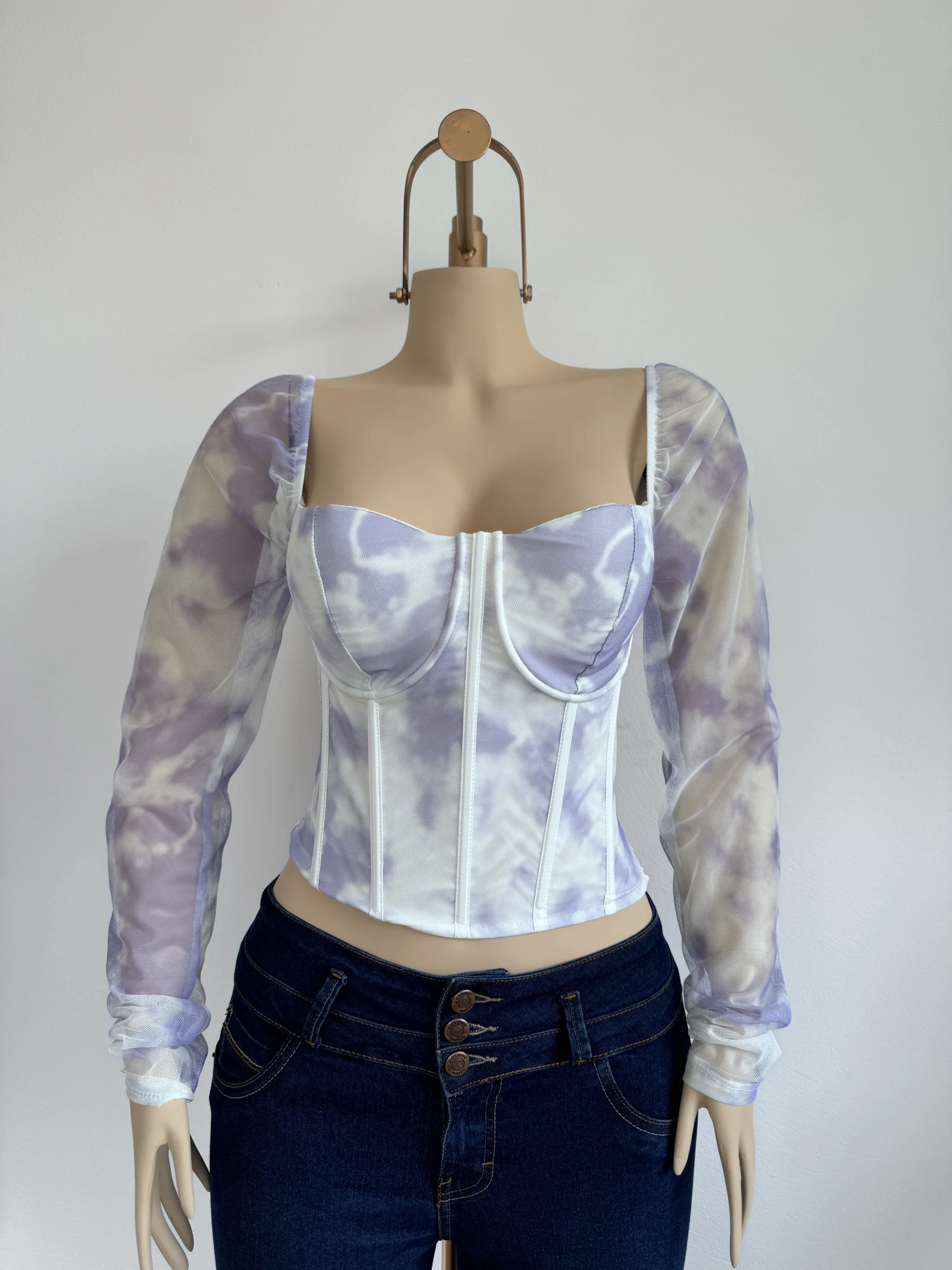 Blusa Ana Camisera con Amarre y Manga 3/4 - Estilo Casual Chic para Primavera y Verano - Imagen 4