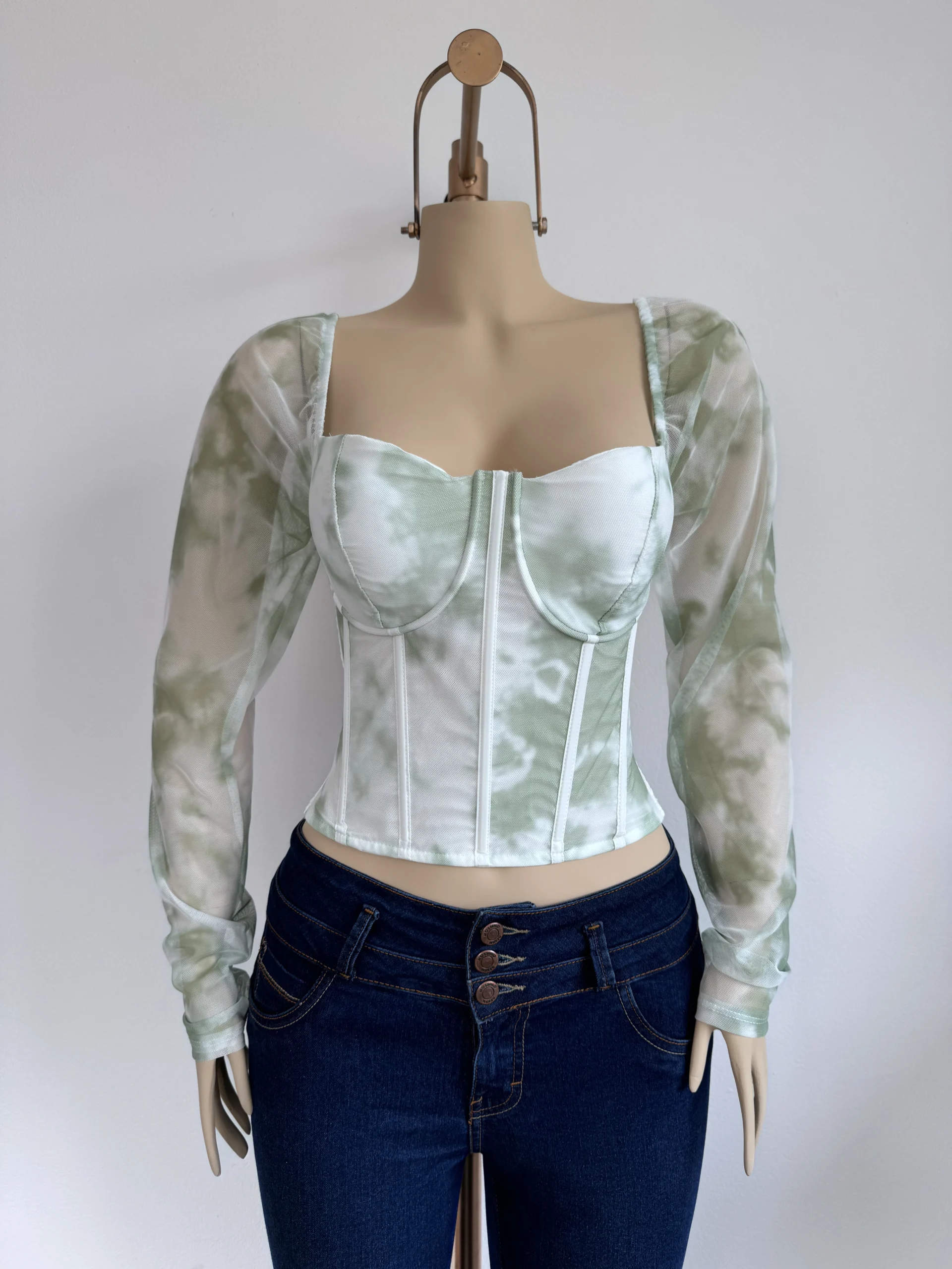 Blusa Ana Camisera con Amarre y Manga 3/4 - Estilo Casual Chic para Primavera y Verano - Imagen 3