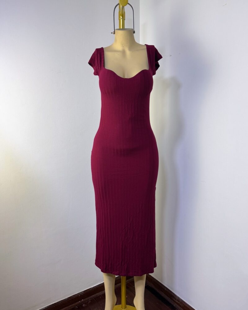 Vestido Luz -Vino