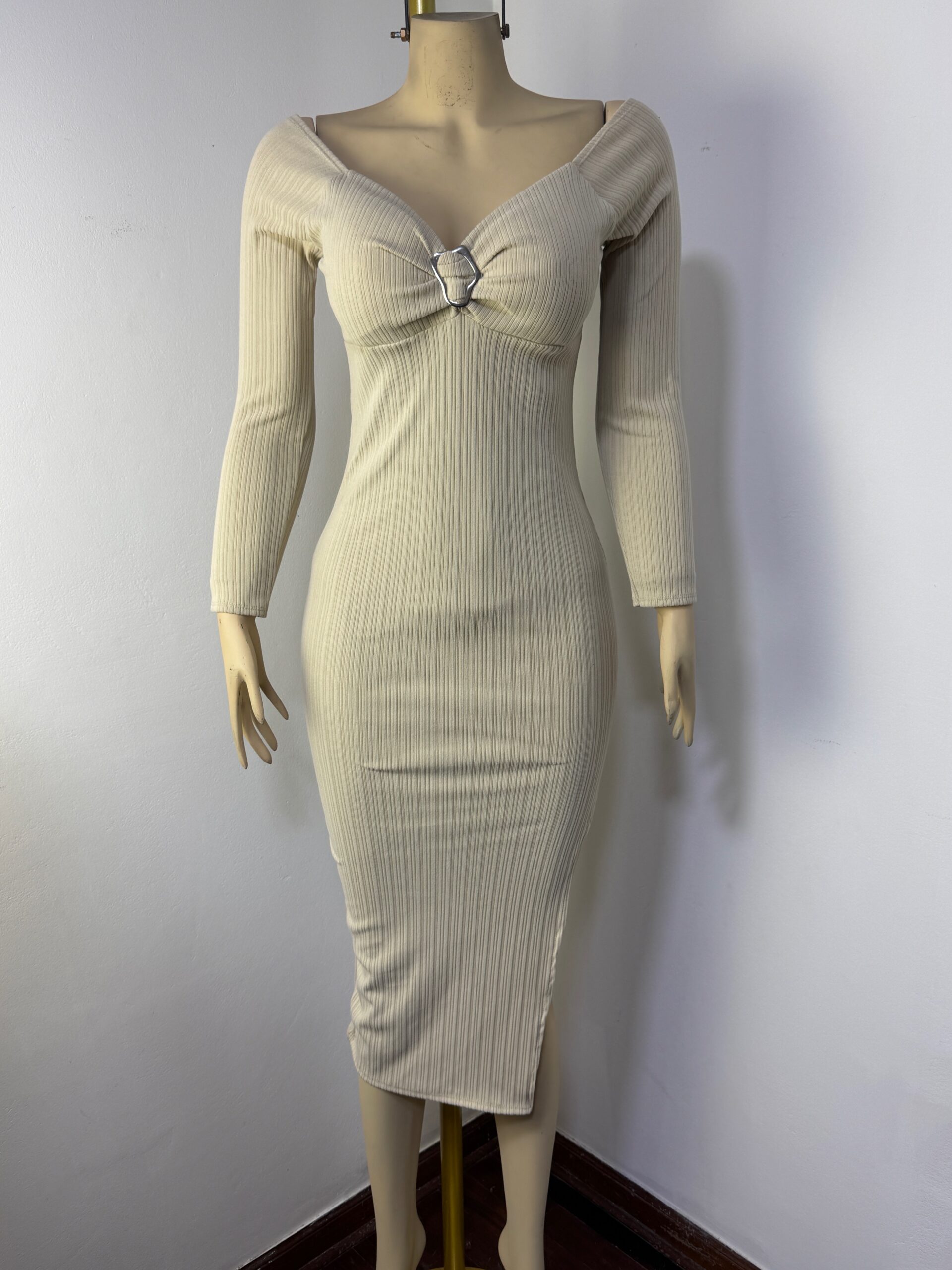 Vestido Lara - Beis