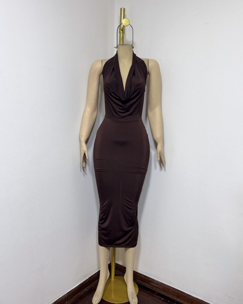 Vestido Lucia -Marron
