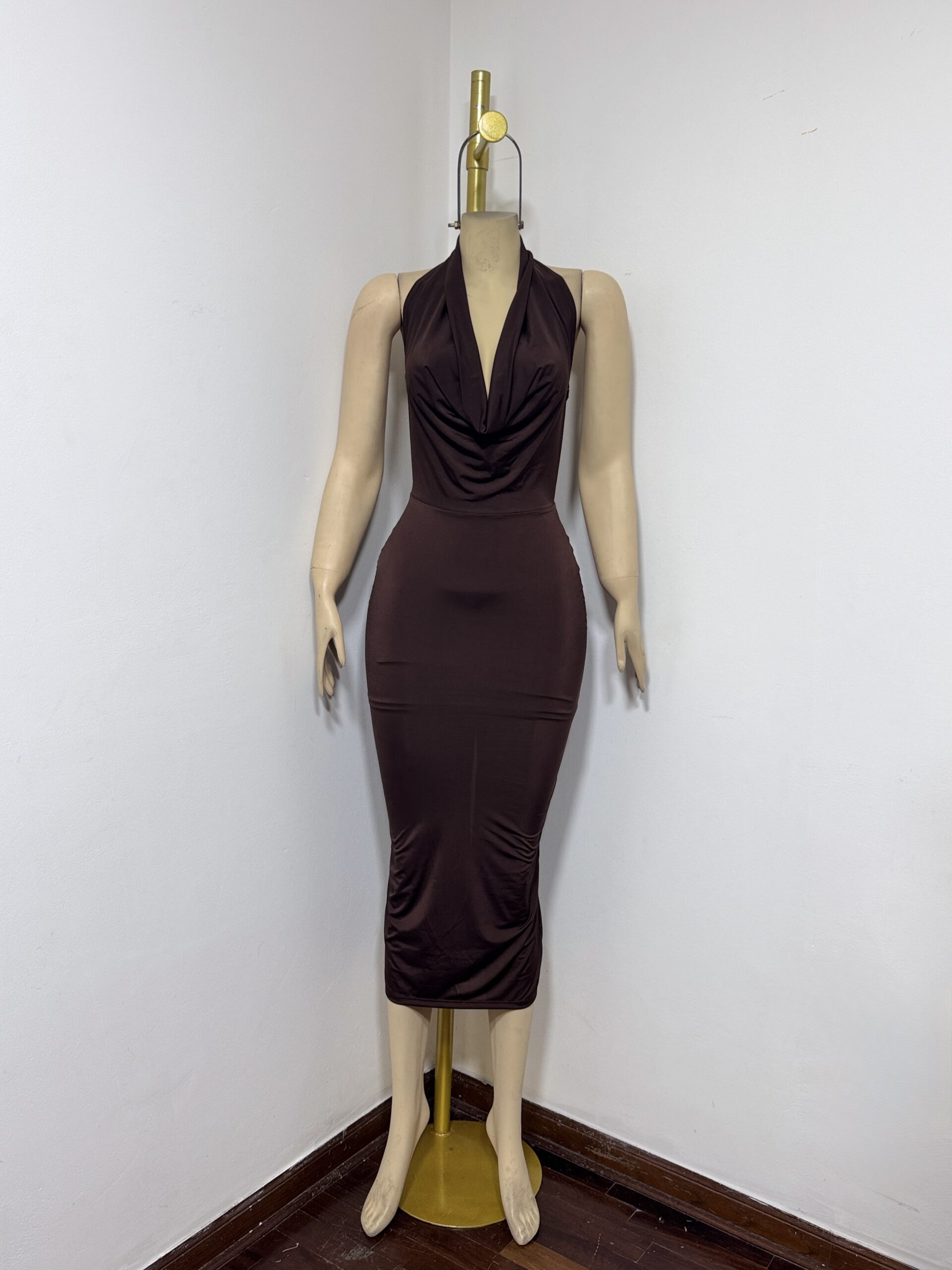 Vestido Lucia -Marron