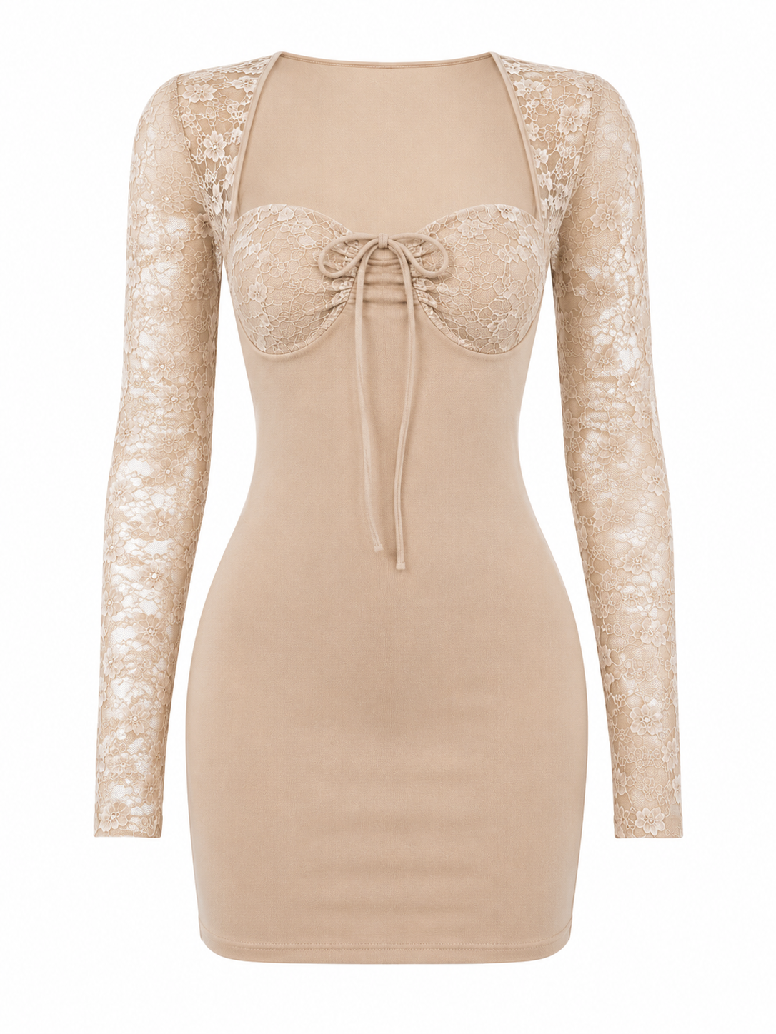 Vestido Clara- Beis - Imagen 2