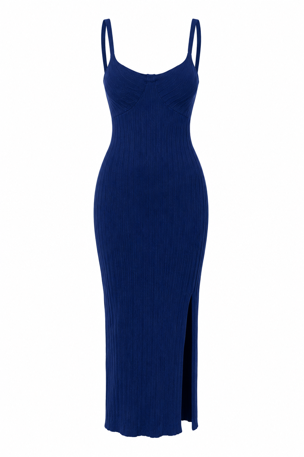 Vestido Darleens Ribbed-Azul electrico - Imagen 2