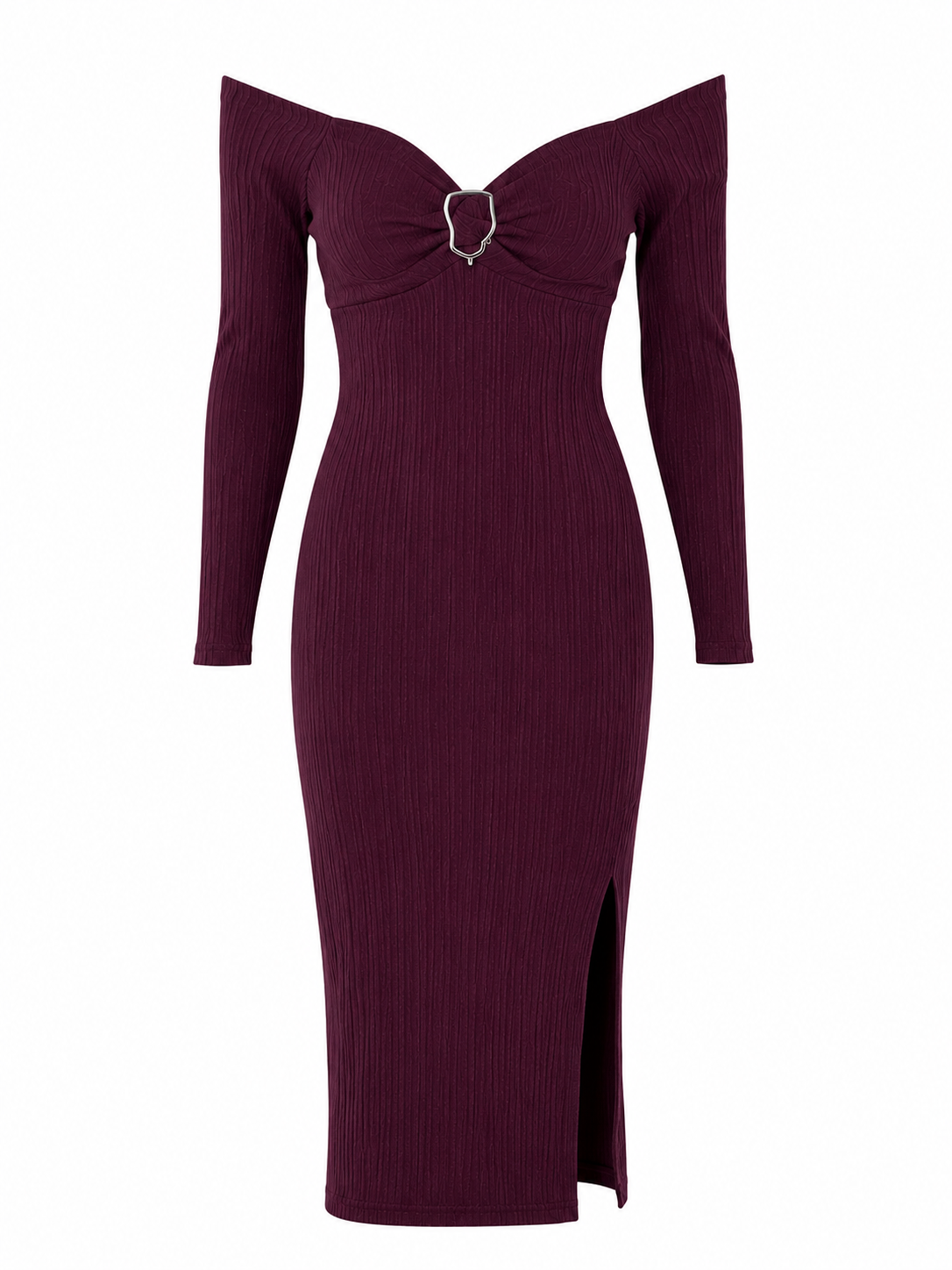 Vestido Lara - Borgoño - Imagen 2