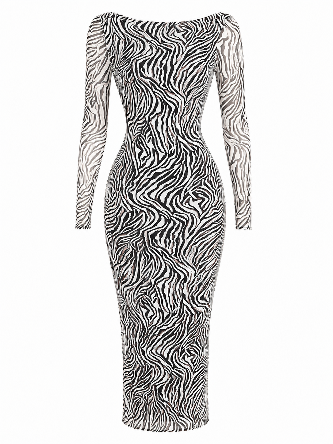 Vestido Rebeca- Diseño cebra - Imagen 3