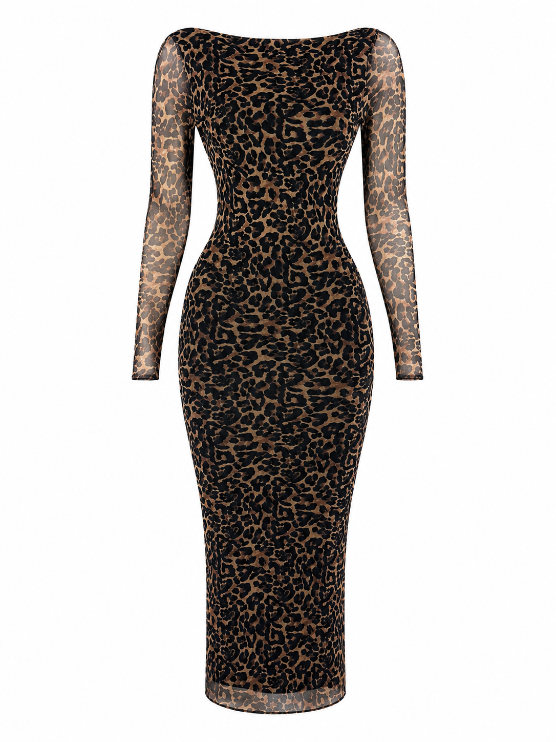 Vestido Rebeca- Diseño Leopardo - Imagen 3