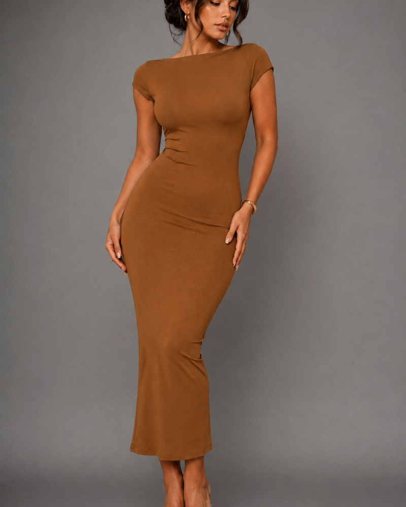 Vestido Samanta - Camell