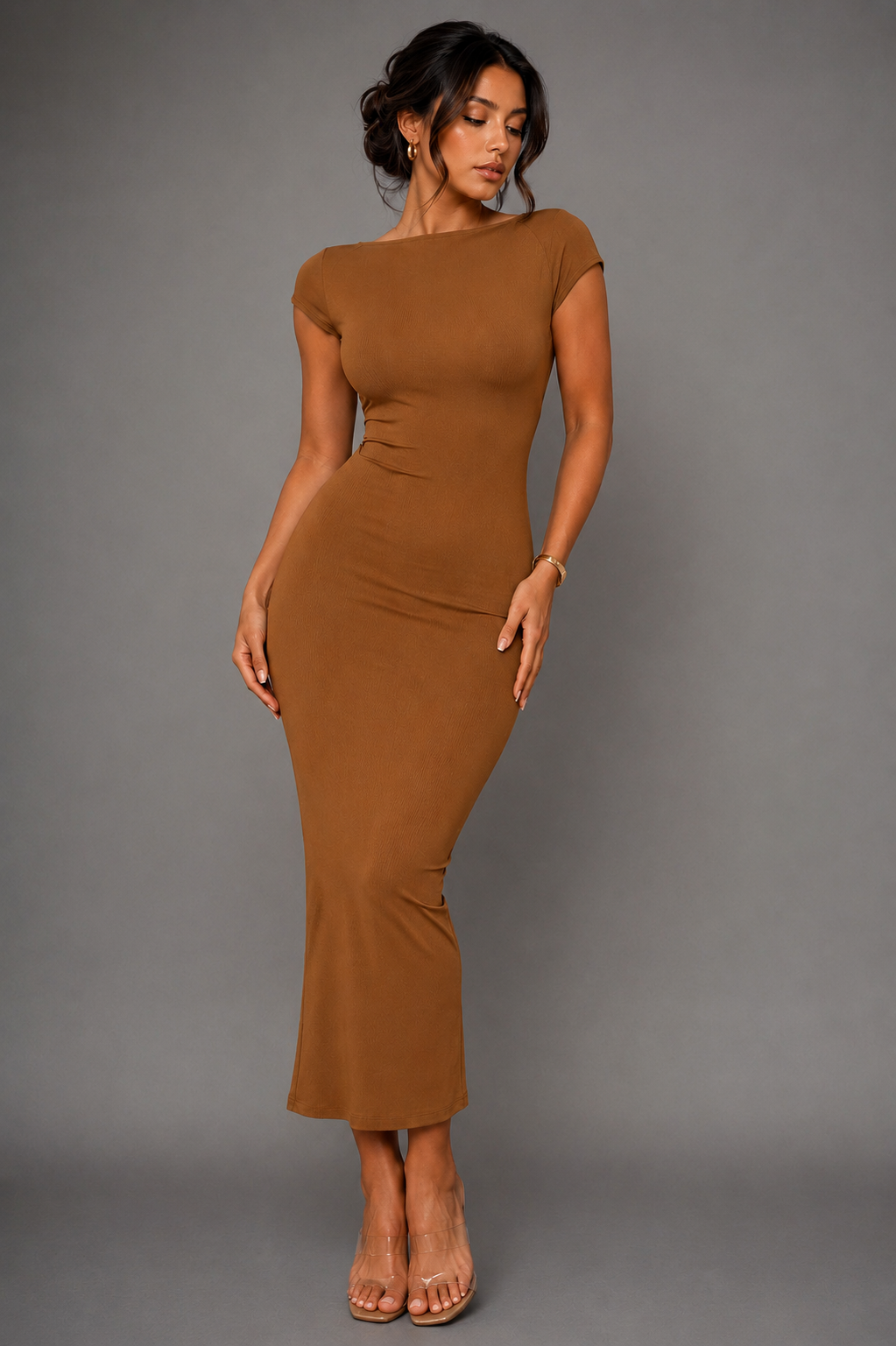 Vestido Samanta - Camell