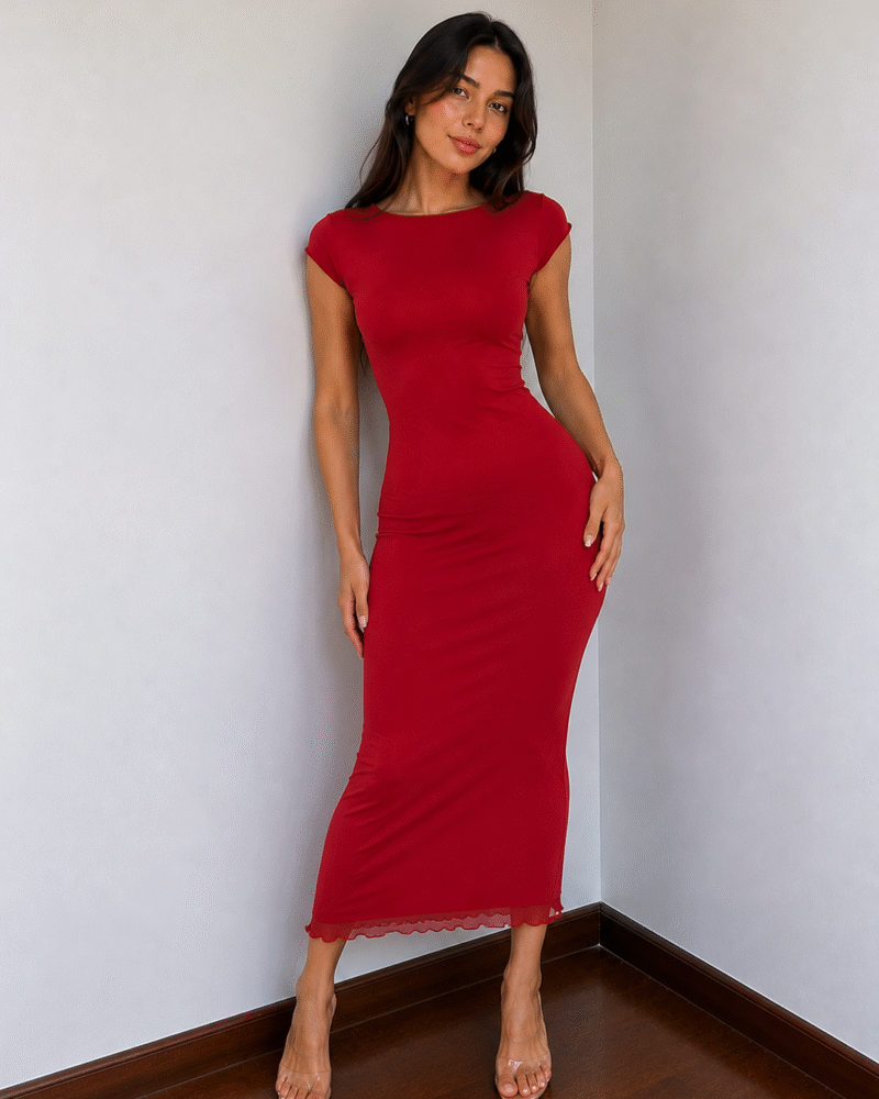 Vestido Samanta - Rojo