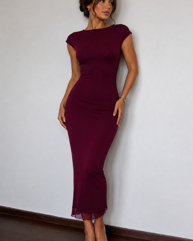 Vestido Samanta - Vino